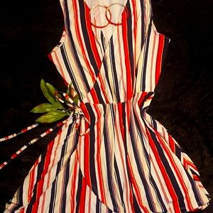 Riley & James wrapped skater dress